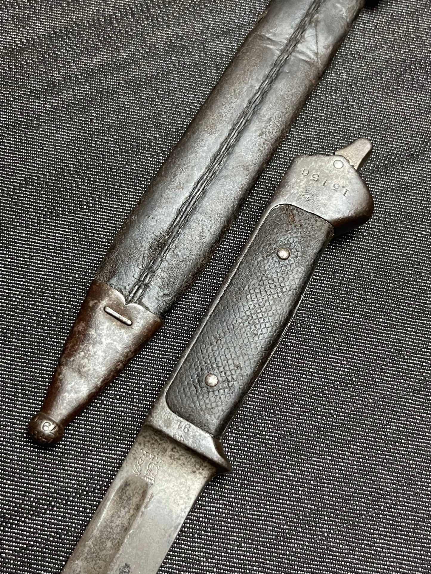 GERMAN 1891 M1889/93 KRAG RIFLE BAYONET BY WEYERSBERG & KIRCHBAUM