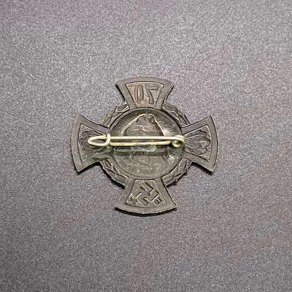 GERMAN PRE WW2 1934 IDAR-OBERSTEIN COMMEMORATIVE BADGE/PIN BY OSSWAAG OBERELEIN