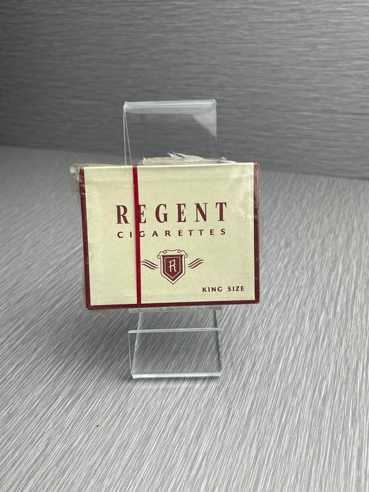 REGENT MID 20TH CENTURY UNOPENED & SEALED PACK OF 20 KING SIZE CIGARETTES 125 SERIES 1955