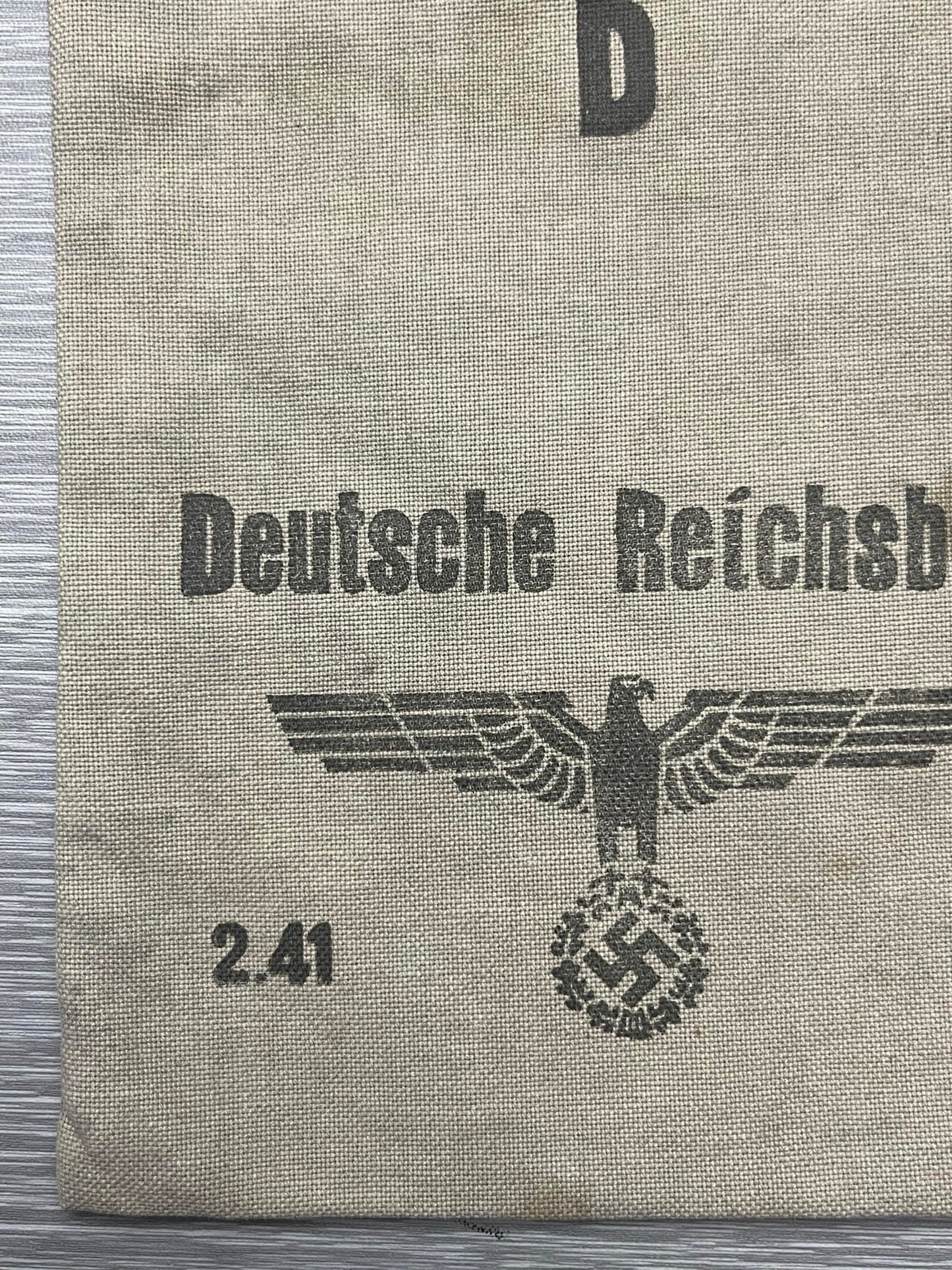 GERMAN WW2 HEER DEUTSCHE REICHSBANK SMALL COIN MONEY BAG