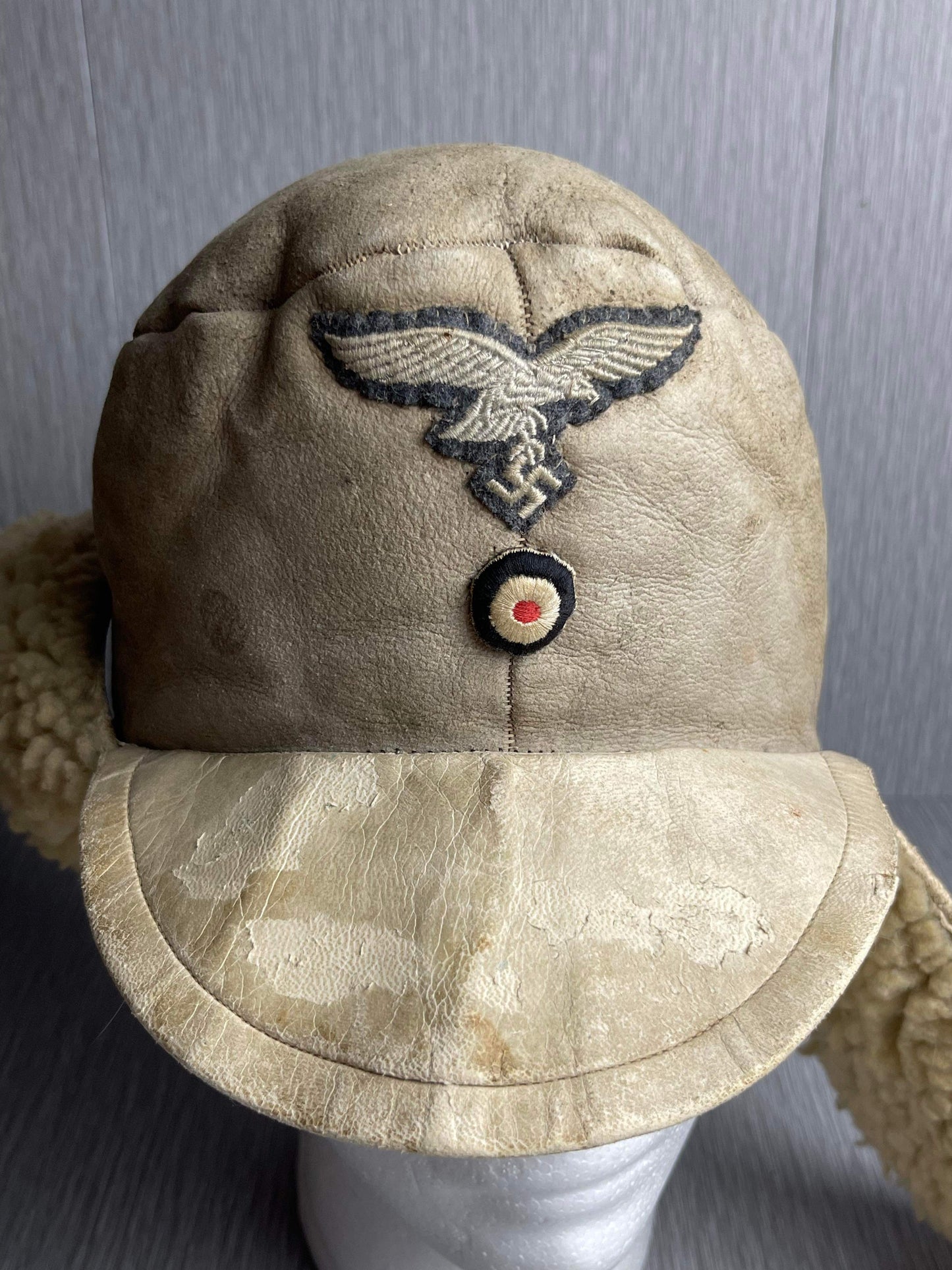 GERMAN WW2 EM/NCO LUFTWAFFE WINTER HAT
