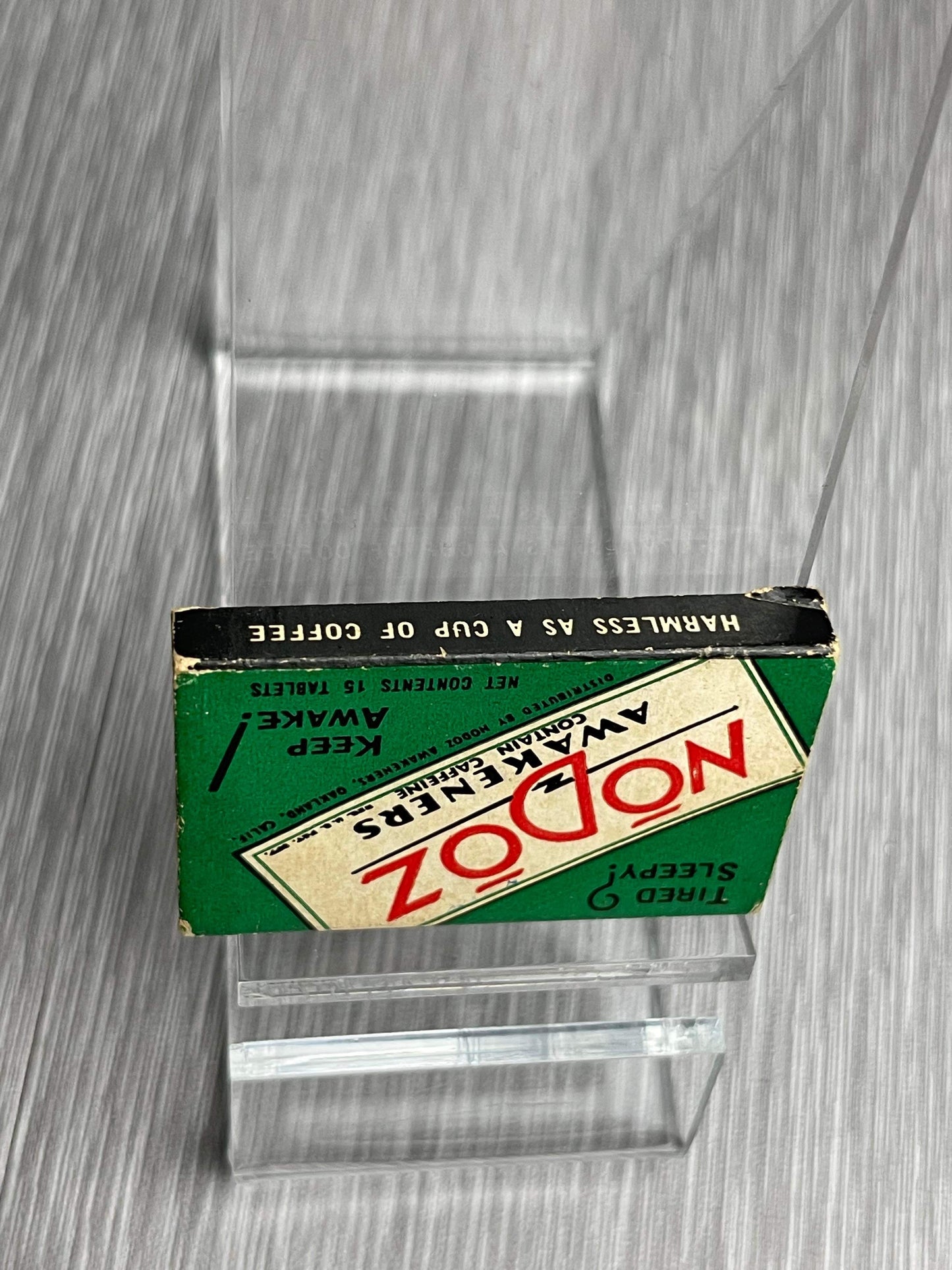 AMERICAN WW2 “NO DOZ” AWAKENERS CAFFEINE TABLETS WITH ORIGINAL BOX FROM VET FOOTLOCKER