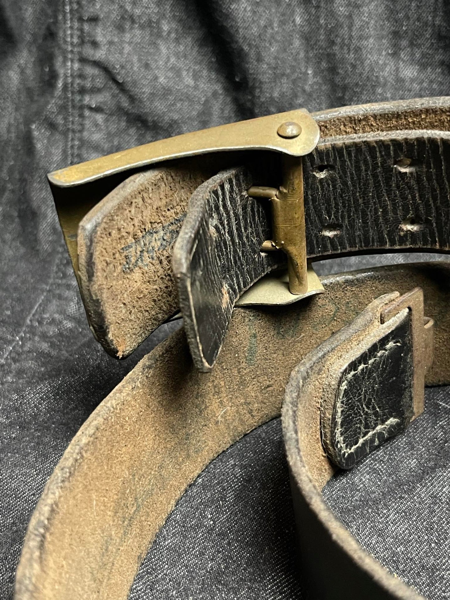 GERMAN WW1 IMPERIAL GERMAN BELT & BUCKLE NAMED