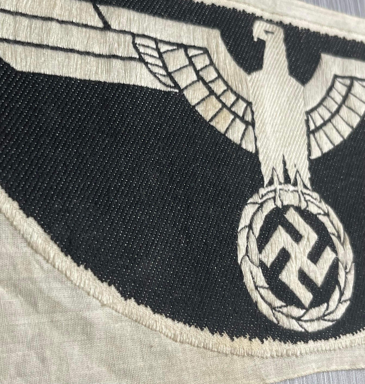 GERMAN WW2 HEER FIRST PATTERN LARGE SPORTS SHIRT BREAST EAGLE #2