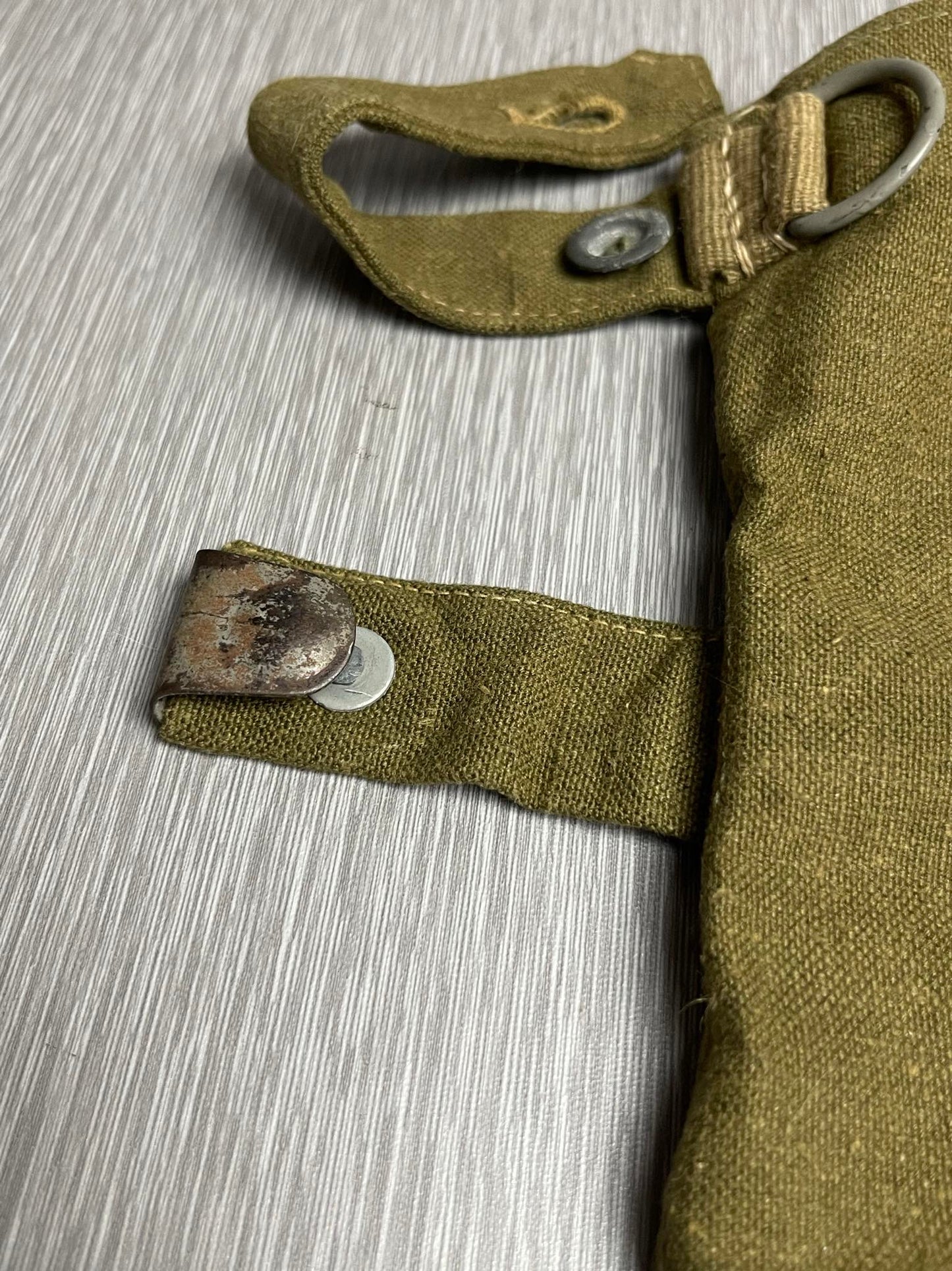 GERMAN WW2 DEUTSCHE AFRIKA KORPS 'DAK' TROPICAL M31 BREAD BAG UNISSUED